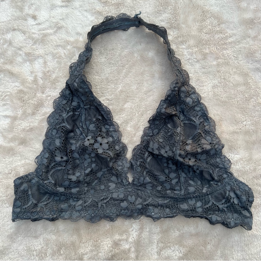 Fp Grey Lace Bralette